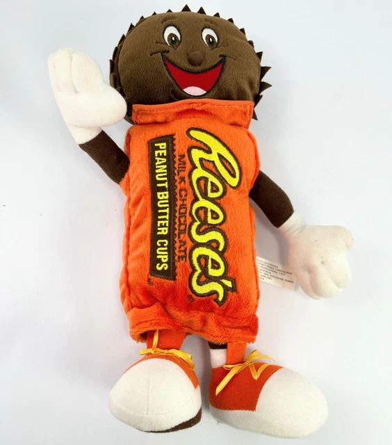 REESE'S PEANUT BUTTER Cup Posable Hershey Park Plush Stuffed Souvenir