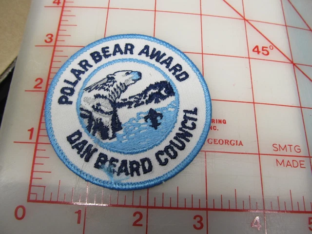 Dan Beard Council collectible Polar Bear Award patch (b46)
