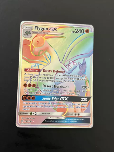 Aerodactyl GX 244/236 SECRET RARE FULL ART Pokemon SM Unified Minds NM Holo  2019