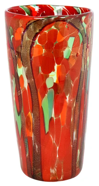 MACCHIE 57 Italienische Vase Murano Glas Deko mundgeblasen Blumenvase hochwer...