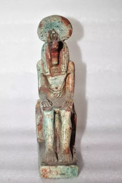 Rare Ibis statue of the god Thoth, untique in ancient Egyptian mythology BC