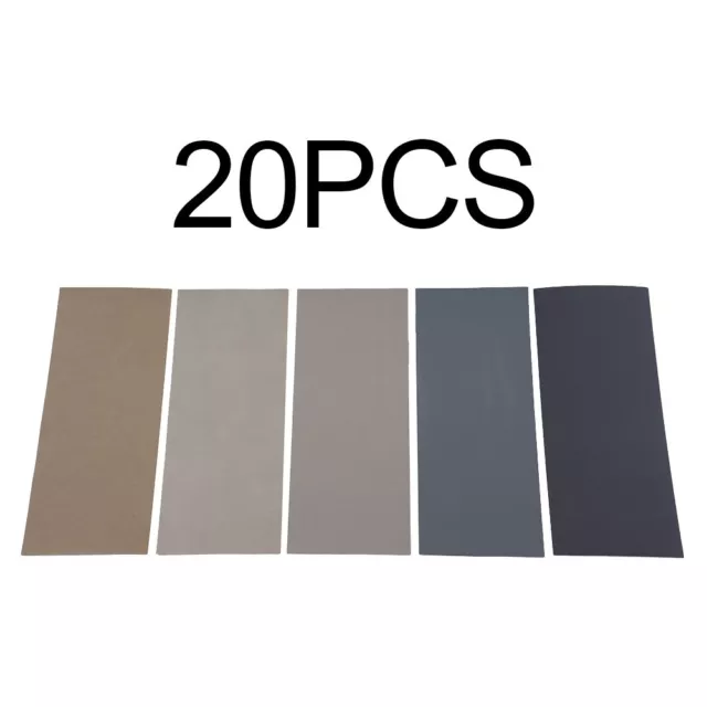 1000/2000/3000/5000/7000 Grit Sheets Sandpaper Kit Dry Wet Sandpaper Accessory