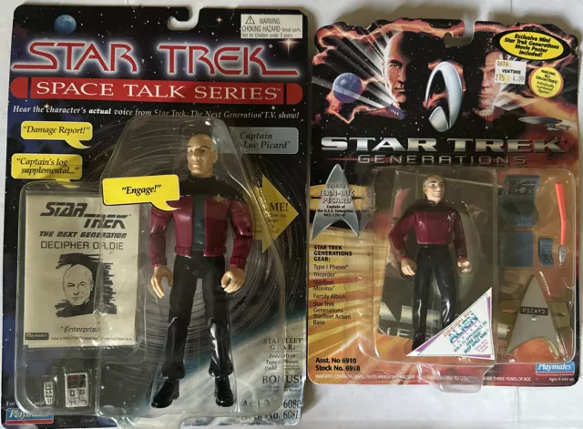 Star Trek The Next Generation Lot Of Two Action Figures