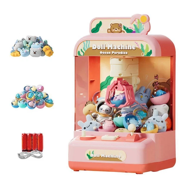 Children Mini Electronic Arcade Claw Machin Doll Candy Toy For Children V6T7