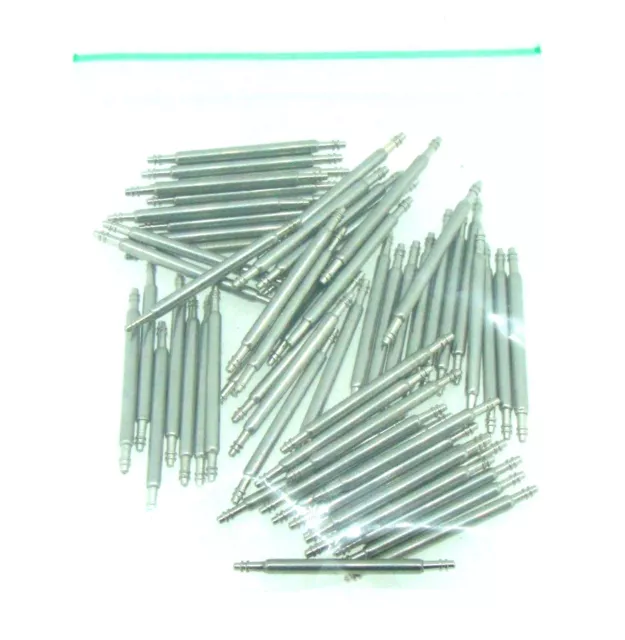 100 x Wholesale Watch Strap Stainless Steel Spring Bar Watch Pins 6mm to 40mm