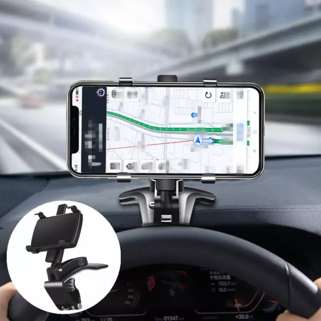 Universal 360° Car Truck Phone Mount Holder For Cell Phone Samsung Galaxy iPhone
