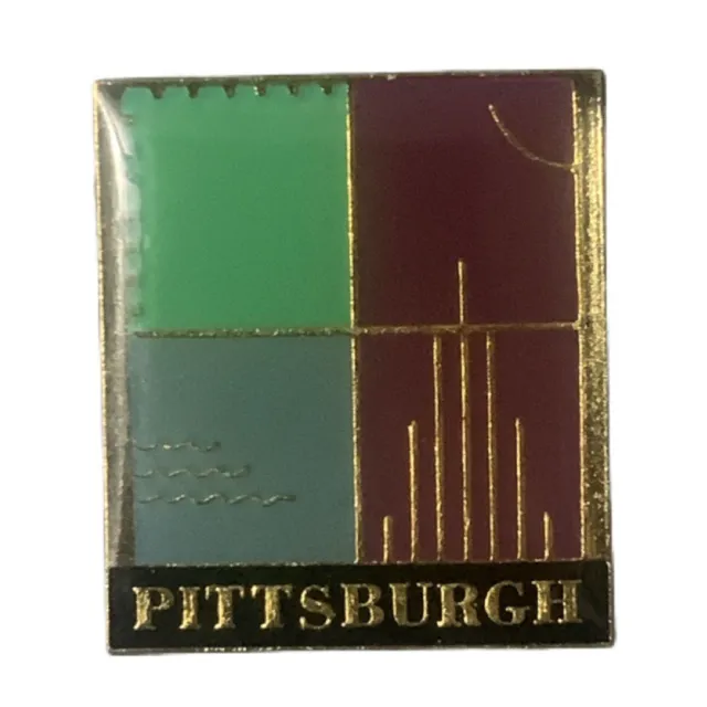 Vintage Pittsburgh Pennsylvania Travel Souvenir Pin