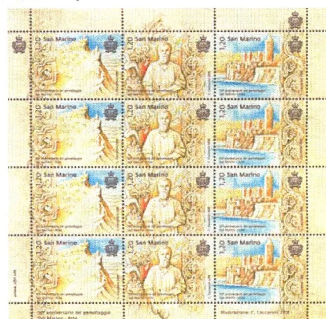 Pre Sales stamps saint marin Сан Марино San Marino 2018-50° GEMELLAGGIO ARBE MF