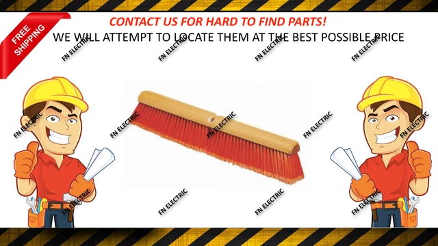 12 pack CARLISLE 24 in. flagged fine sweep broom in orange NIB! LIMITED SUPPLIES
