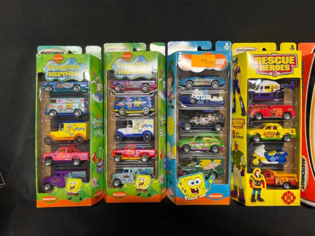 COLLECTORS: 2002 Matchbox 5 Pack Gift Boxes (NEW) YOU PICK EM, WE SHIP FREE!