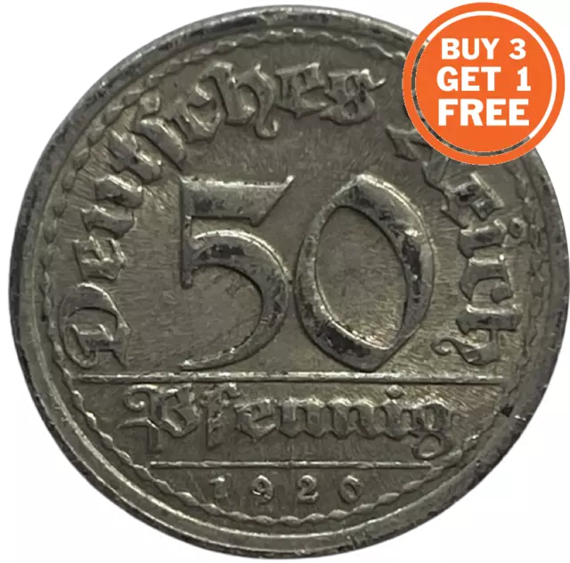 50 German Pfennig From 1919-1922 - Choice Of Date - Germany