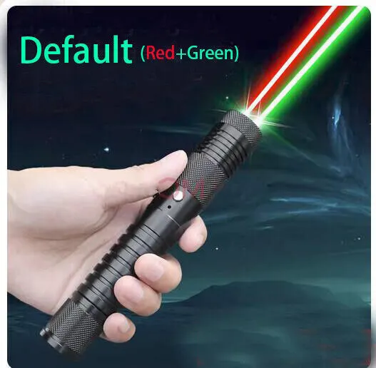 800Km Einstellbar Laserpointer Rot&Grün Reichweite bis ULTRA STARK Laserlicht
