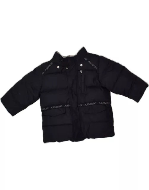 ARMANI BABY Baby Boys Padded Jacket 12-18 Months Navy Blue Polyamide AW29