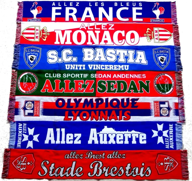 Écharpe De Football SC Bastia – Vinceremu – Supporter Uniti