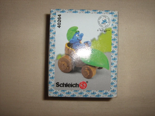Véhicule Super Smurf Pompiers – Schtroumpf – Schleich 1980 – Version RARE (boîte Ouverte)