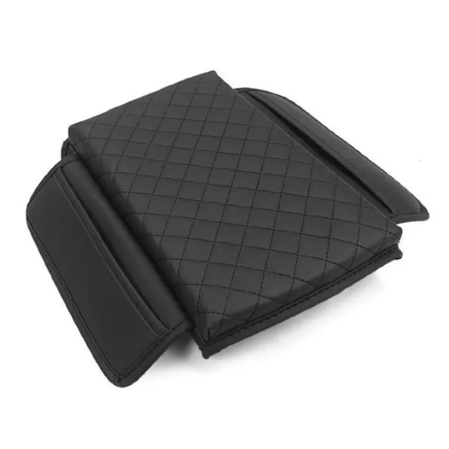 Leather Car Armrest Box Pad Cushion Cover Center Console Protector Accessories