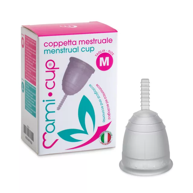 Mamicup® Coppetta Mestruale MADE IN ITALY M Trasparente Made in Italy