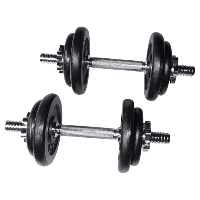 Weight Set Barbell Dumbbell  Dumb Bell Gym 50Kg Plate 3