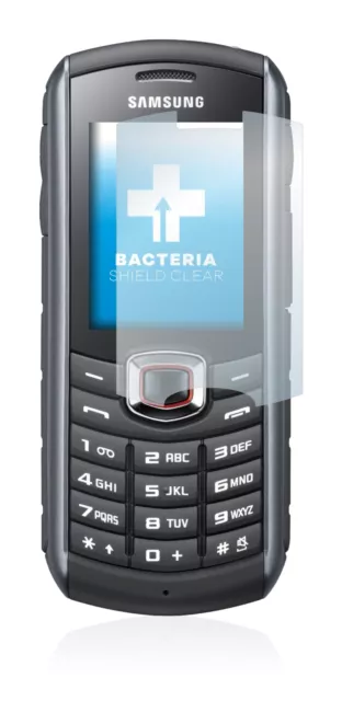 upscreen Schutzfolie für Samsung GT-B2710 Anti-Bakteriell Displayfolie Klar 2