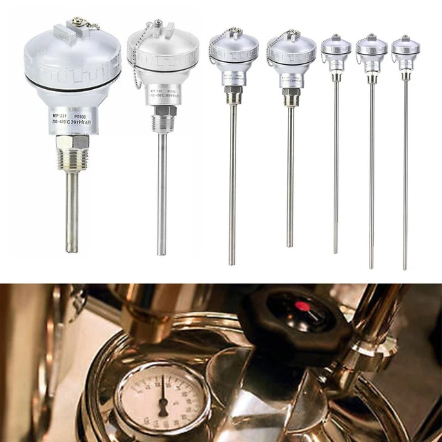Misurazione Temperature Sonda Sensore Testa Terminale Anticorrosione PT100 Pt1/2\'
