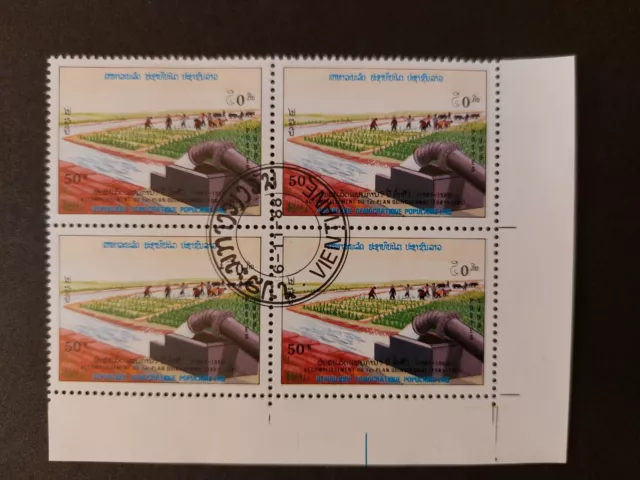 Stamps Lao 1988.