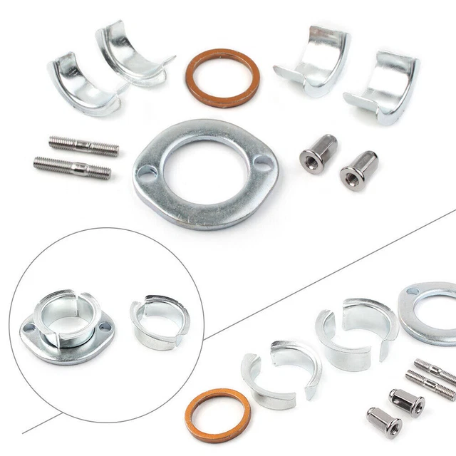 Exhaust Muffler Collets Collars Clamp Holder Fit Honda CG125 CB XL XL185 125 cc