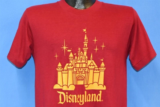 vtg 80s DISNEYLAND SLEEPING BEAUTY'S CASTLE WALT DISNEY CALIFORNIA t-shirt M
