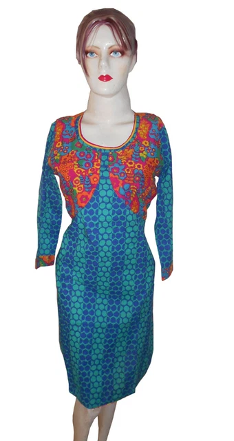 Women Kurti Indian Girls Printed Kurta Designer Dress Cotton Wear New For Sale