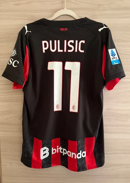 Maillot De Football AC Milan FLORENZI - Match Issued/Préparé - Occasion - Collector