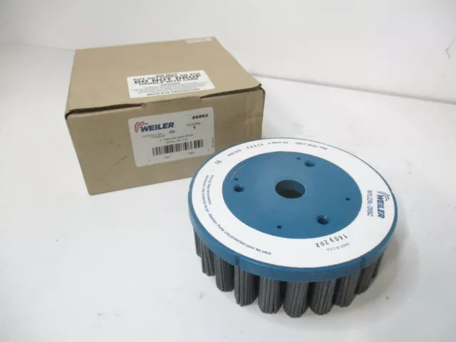 Weiler ( 85862) 6" 7/8" Arbor Hole Rectangular Filament Nylox Disc Brush