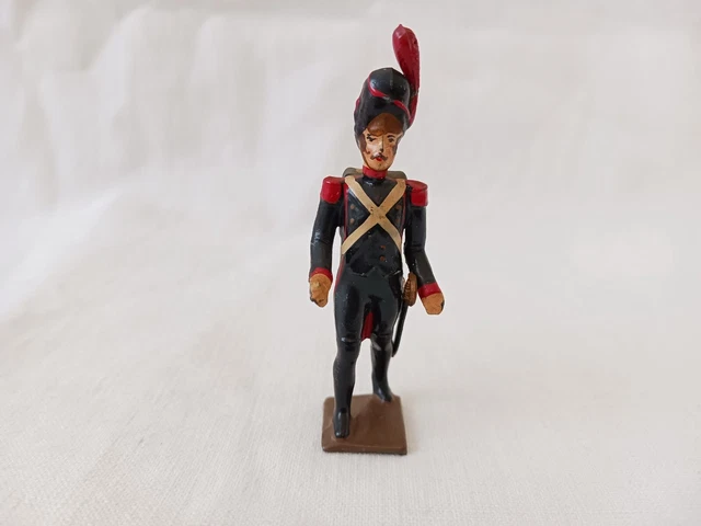Figurine Plomb CBG Mignot - Trompette à Cheval Cavalier Napoléon Premier Empire - S74