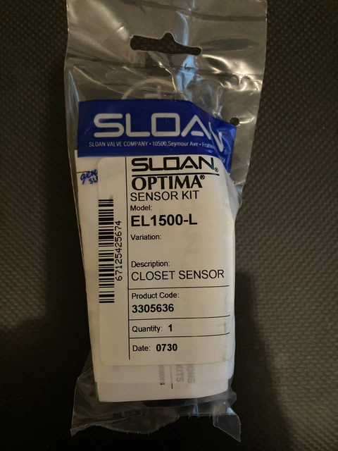 Sloan EL-1500-L Closet Sensor  Product Code 3305636