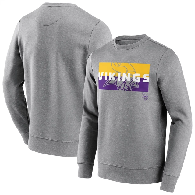 Minnesota Vikings NFL Sweatshirt (Size XL) Men's Square Off Logo Top