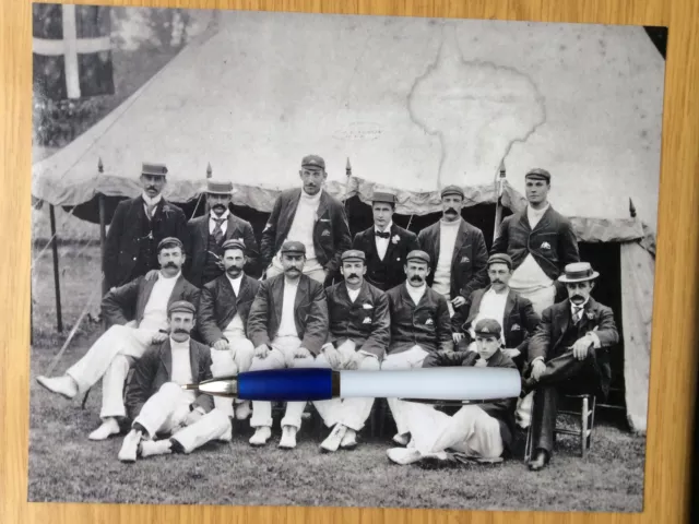 AUSTRALIAN CRICKET TEAM in England 1896 - 10"x 8" Photograph REPRINT