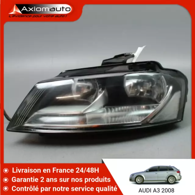 🇫🇷  PHARE GAUCHE AUDI A3 SPORTBACK II Phase 2 (8P) 2008-2012 ♻️