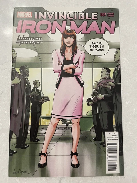 Invincible Iron Man 7 Women of Power Variant 1st App RiRi Williams Ironheart NM
