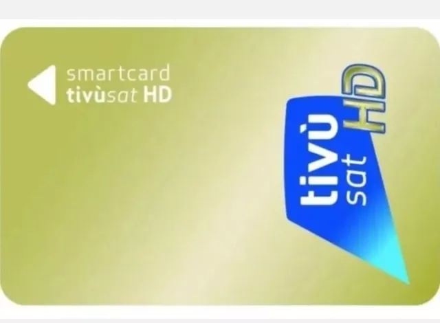 Tessera Scheda  Smart Card  Tivusat Hd 4K  Già Attivata, Activated