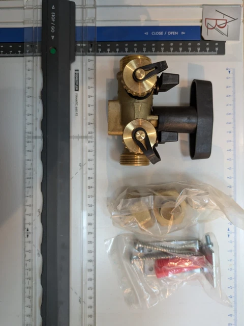 SHE Vanne 1Pc soupape de sécurité chauffe-eau contrôle de décharge de