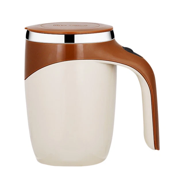 Taza de café eléctrica HIMS, batidora automática de acero inoxidable leche quitanieves