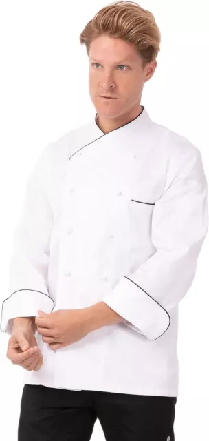 Men'S Monte Carlo Premium Cotton Chef Coat