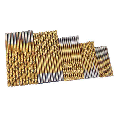 AMTECH 15pc 1.5-10mm TITANIO Nitruro di legno rivestito Trapano Set Con Custodia 