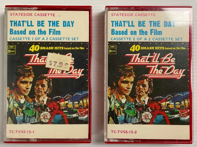 That’ll Be The Day Movie Soundtrack Music Cassette Tape TC-TVSS-15 EMI 1973