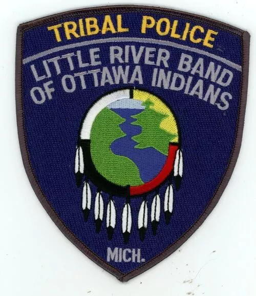 Michigan Mi Little River Band Tribal Police Nice Shoulder Patch Sheriff