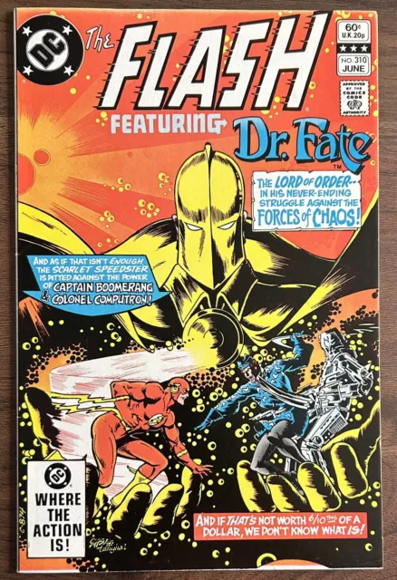 1982 DC Comics The Flash Featuring Dr Fate #310 Vf+