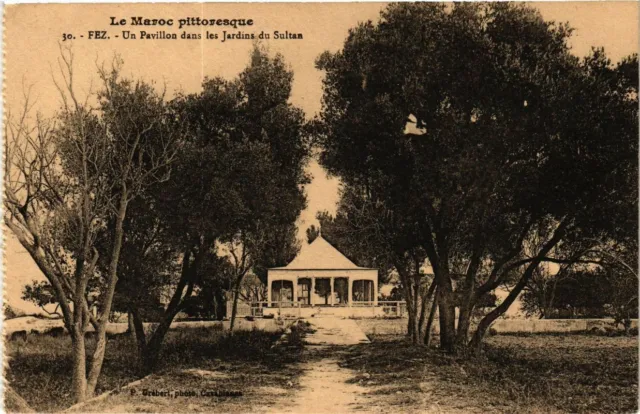CPA AK MAROC FEZ - Un Pavillon dans les Jardins du Sultan (219324)