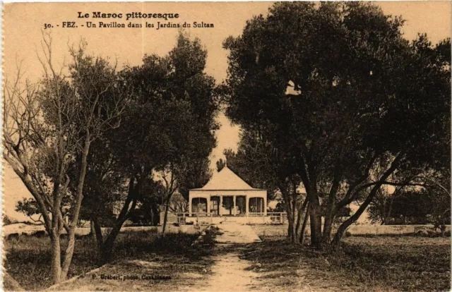 CPA AK MOROCCO FEZ - A Pavilion in the Sultan's Gardens (219324)