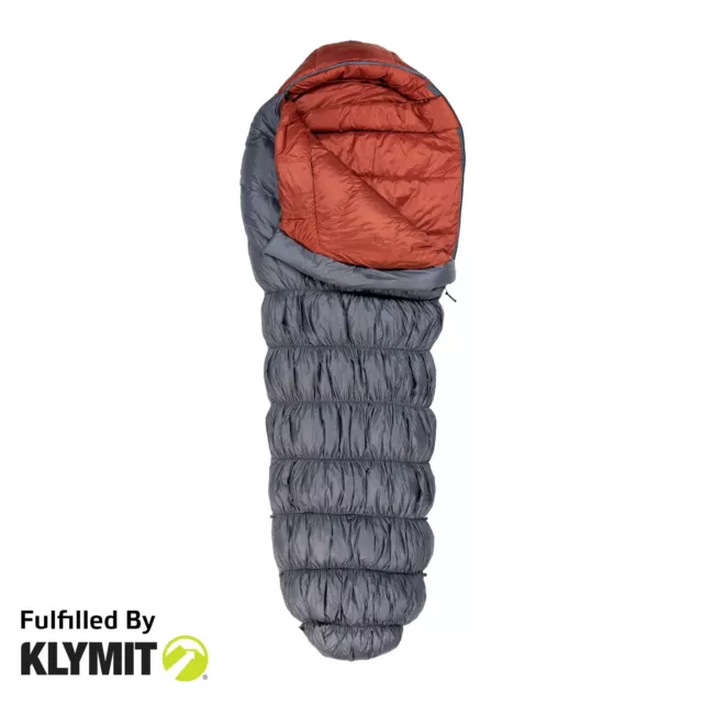 Klymit 20 Degree Down Hybrid Sleeping Bag - Brand New