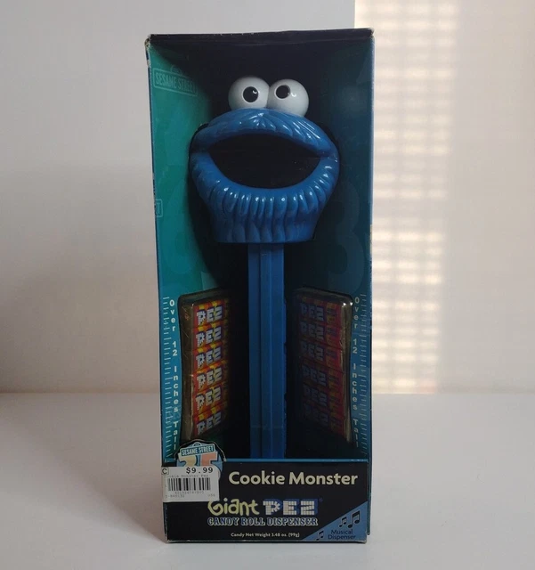 GIANT PEZ DISPENSER 12" Sesame Street 35th Cookie Monster £28.34