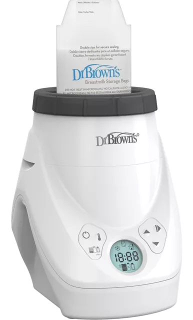 Dr. Brown’s Natural Flow MilkSPA Breastmilk & Bottle Warmer White/Grey