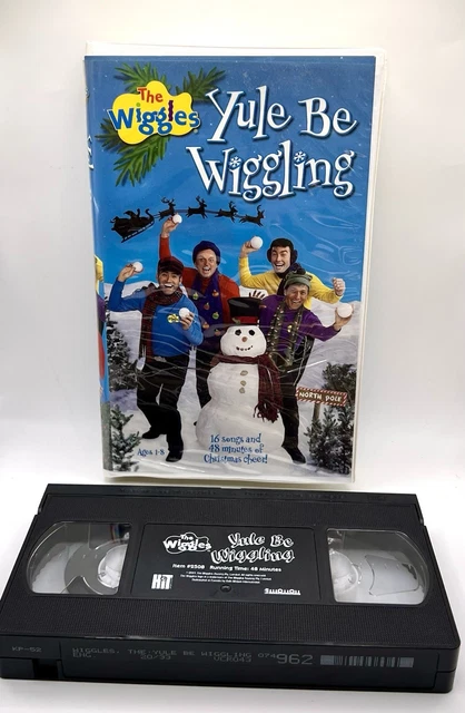 THE WIGGLES YULE Be Wiggling VHS 2002 Video Tape 16 Kids Christmas ...